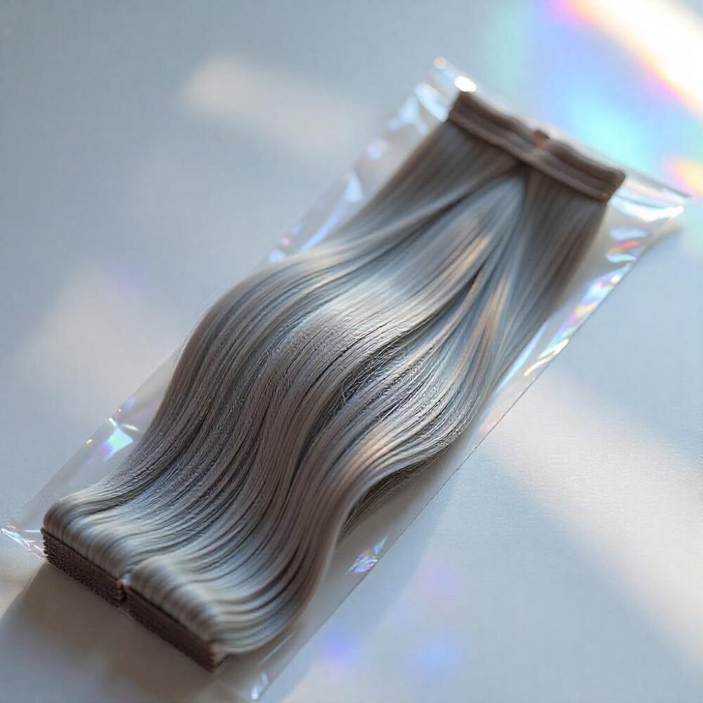 Silk Flat Weft Hair Extensions - Image 3